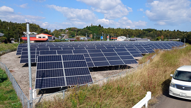 清武太陽光発電所完成